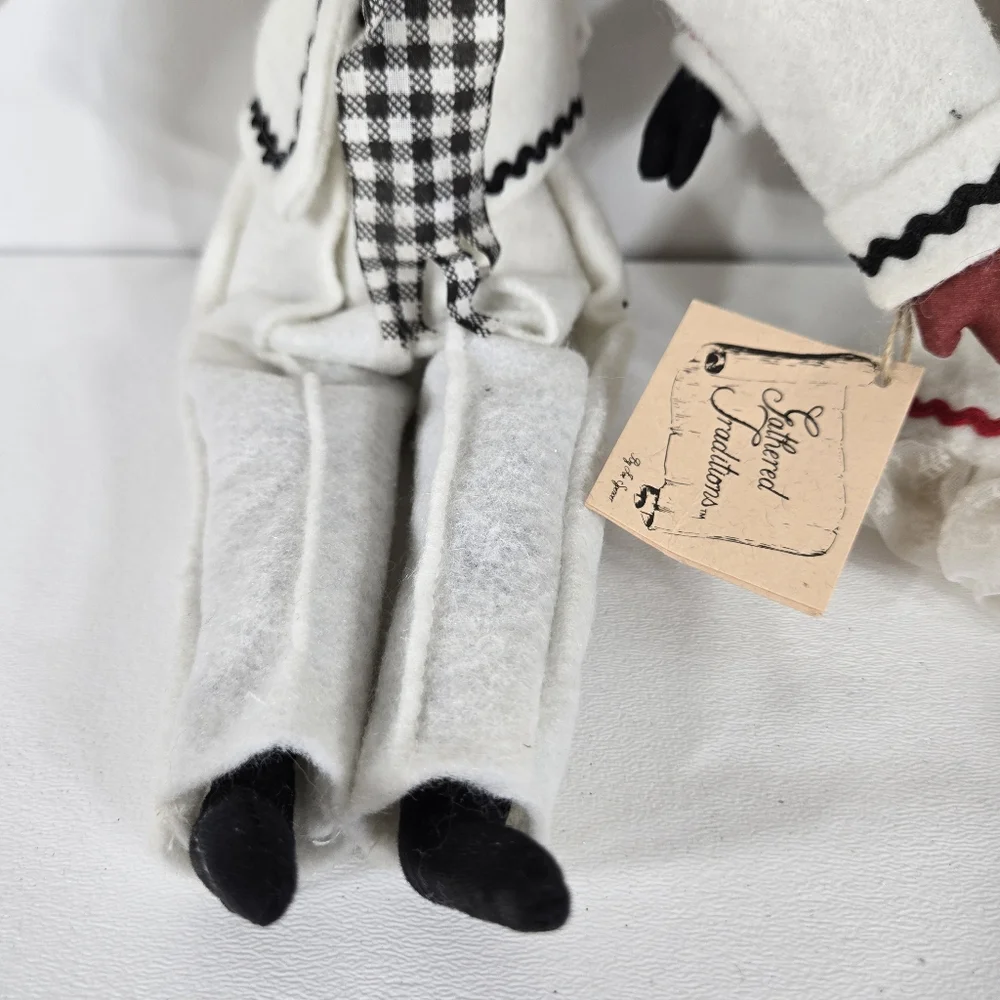 Gathered Traditions Joe Spencer Haley Snow Girl Harvey‎ Folk Art Christmas Dolls